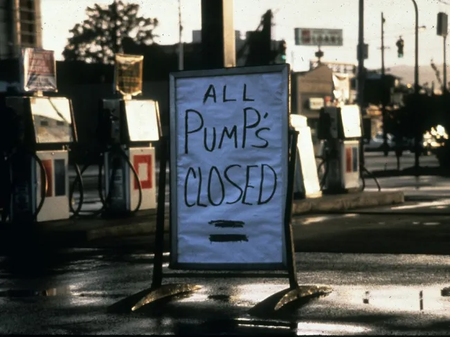 70s oil shortage